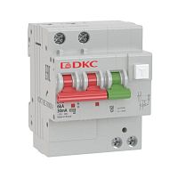Выключатель автоматический дифференциального тока 2п C 32А 30мА 6кА тип A YON MDV63 | код MDV63-22C32-A | DKC